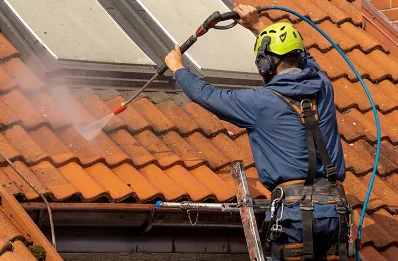 Démoussage et hydrofuge de toiture à Jaulgonne